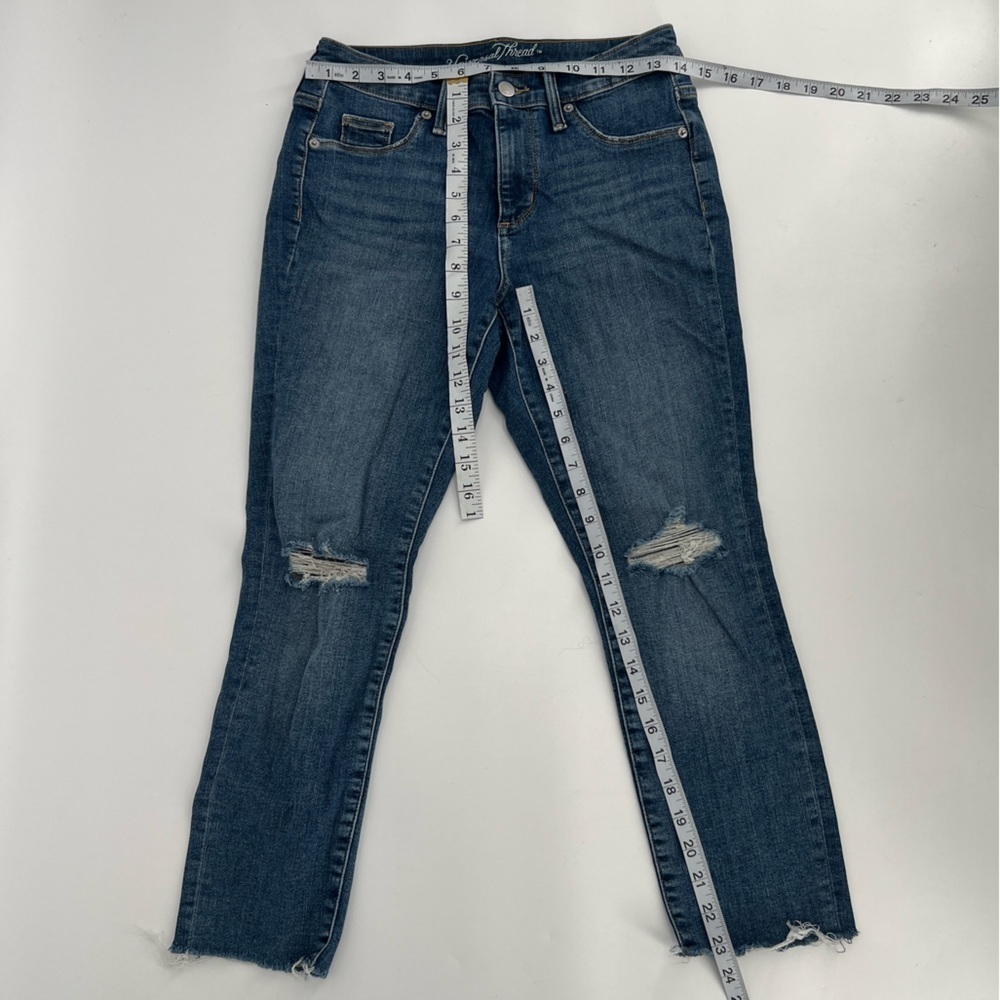 Universal Thread Distressed Rough Hem High Rise J… - image 5